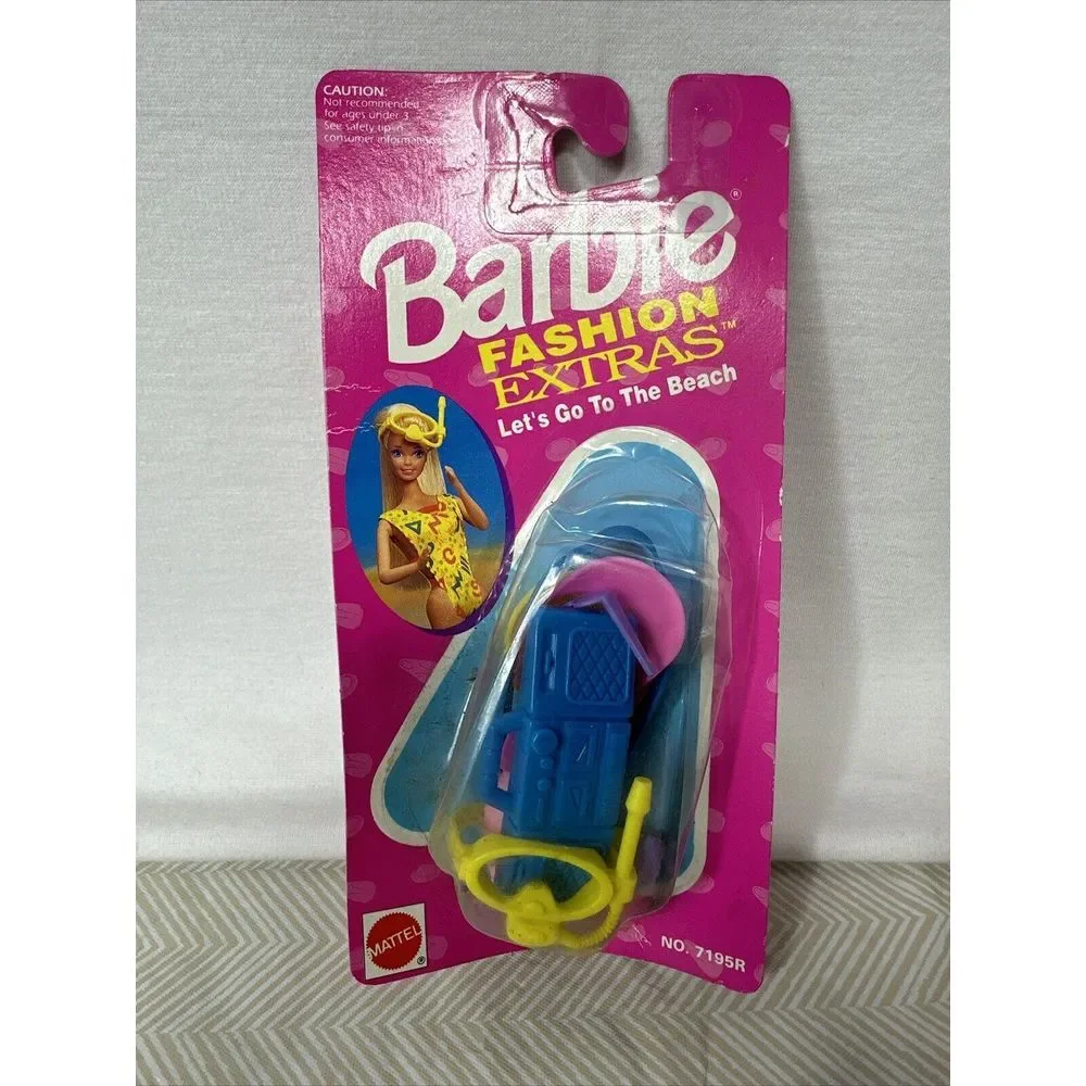 Barbie Fashion Extras‎ Lets Go To The Beach Accessories Mattel 1992